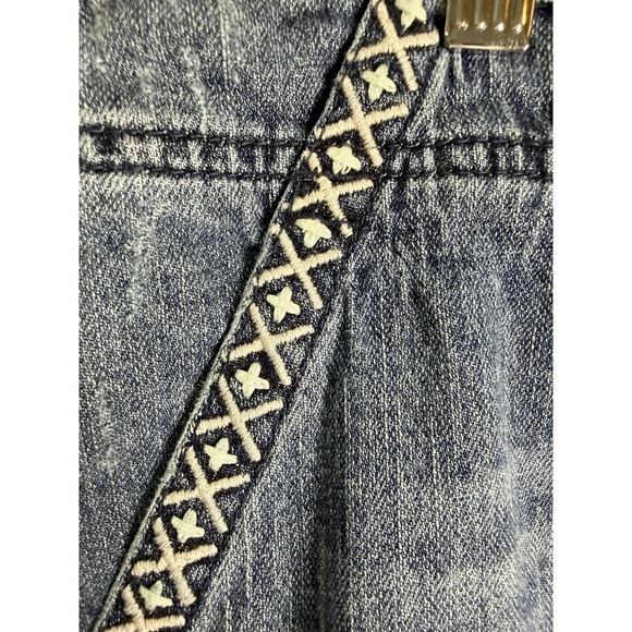 Anthropologie Pilcro The Wanderer Boho Embroidered Denim Shorts Women's Size 33 - Picture 5 of 16